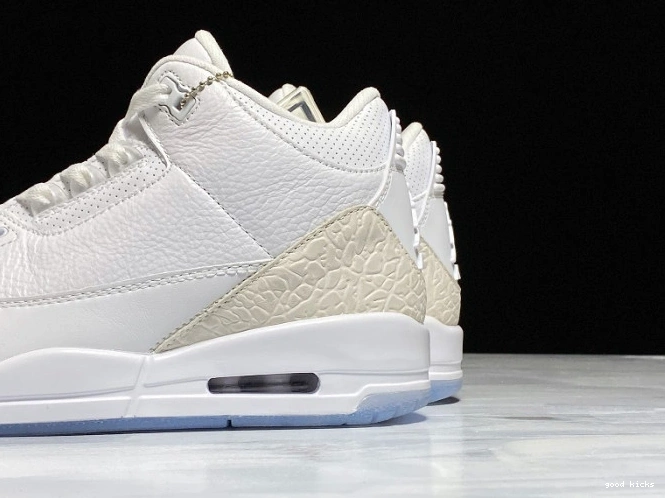 Cheap Triple 3 Jordan White Retro Air 136064-111 0728